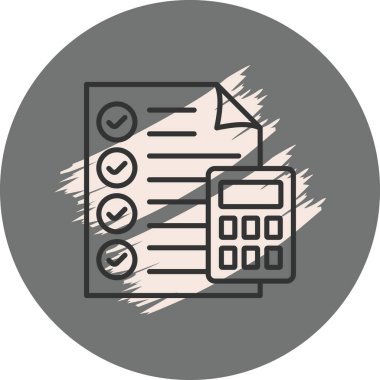 hesap makinesi web simge vektör çizim