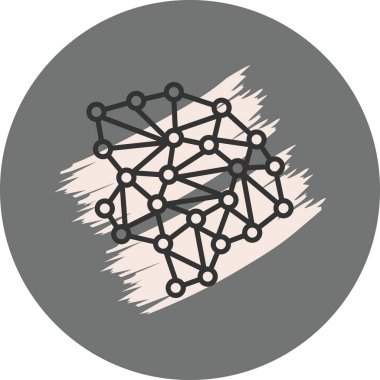 Ağ simgesi vektör illüstrasyon tasarımı