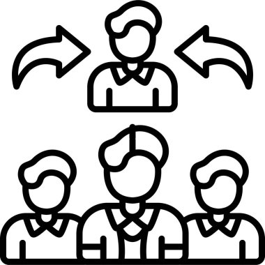 iş liderliği, web basit simgesi