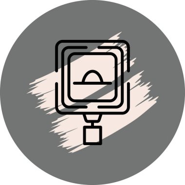 Hız Hump web simgesi vektör illüstrasyonu