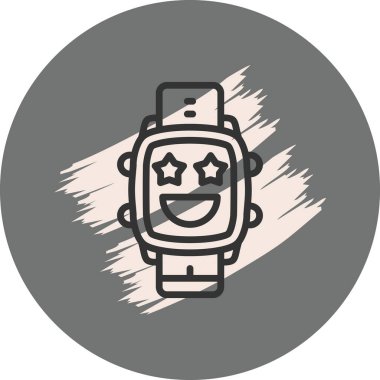 izle simge vektör çizimi tasarımı