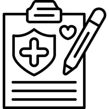 tıbbi ağ simgesi vektör illüstrasyonu