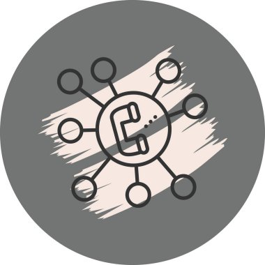 Ağ simgesi vektör illüstrasyon tasarımı