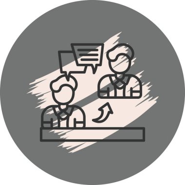 İletişim web simgesi vektör illüstrasyonu