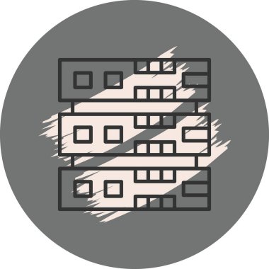  veri simgesi vektör illüstrasyon tasarımı