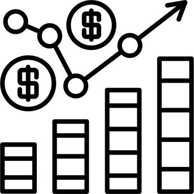 Dolar işaretli mali büyüme tablosu