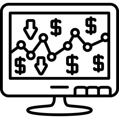 Pazarlama simgesi vektör illüstrasyon tasarımı