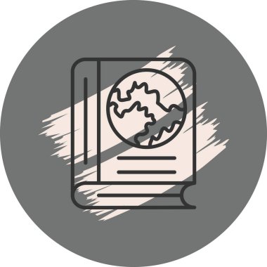 Kapakta dünya resimlerinin yer aldığı kitap