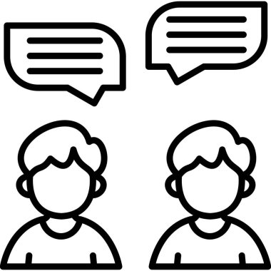 İletişim web simgesi vektör illüstrasyonu