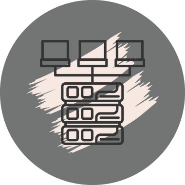  veri simgesi vektör illüstrasyon tasarımı