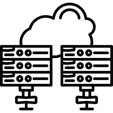  veri simgesi vektör illüstrasyon tasarımı