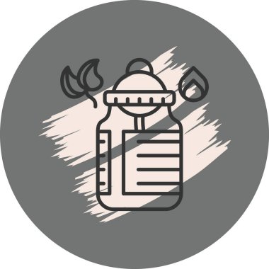 Şişe kapağı, yaprak ve su damlası.