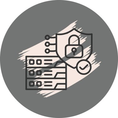  veri simgesi vektör illüstrasyon tasarımı