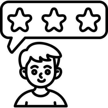 Geri besleme simgesi vektör illüstrasyon tasarımı