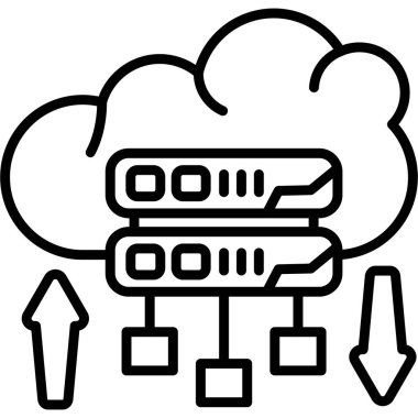  veri simgesi vektör illüstrasyon tasarımı