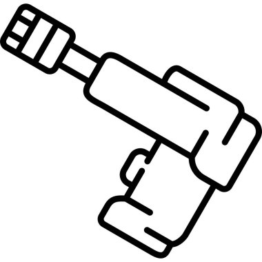 Elektrikli matkap aracının siyah çizgisi