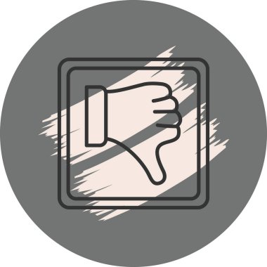 Web simgesi vektör illüstrasyonundan hoşlanmadım