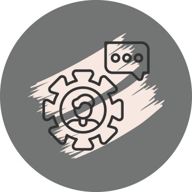 İletişim ve fikirleri temsil eden ikon