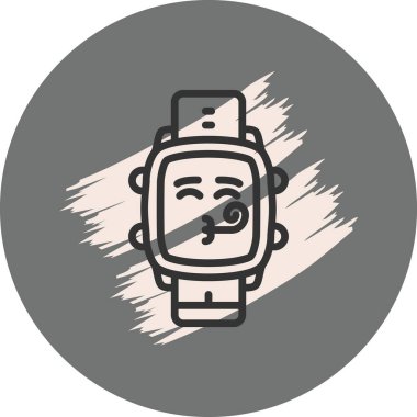 izle simge vektör çizimi tasarımı