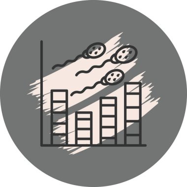 Sperm hareketlerini ve büyüme şekillerini gösteren grafik