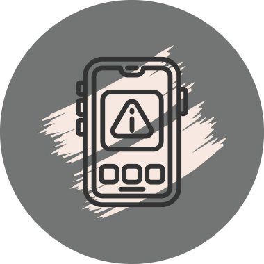 Hata web simgesi vektör illüstrasyonu