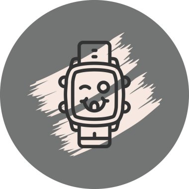 izle simge vektör çizimi tasarımı