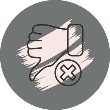 Web simgesi vektör illüstrasyonundan hoşlanmadım