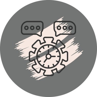 Yorum Satırı Simgesi, Basit Görüntü Beyaz Arkaplanda İzole Edildi