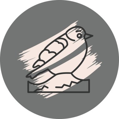 vektör güvercin simgesi illüstrasyonu