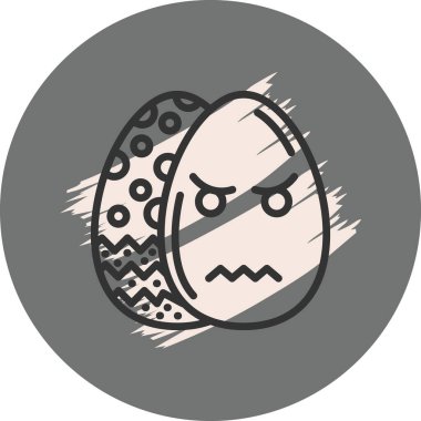 Paskalya Ağlayan Yumurta Simgesi Tasarımı