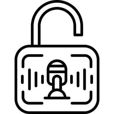 Ses Tanıma Ağı vektör çizimi