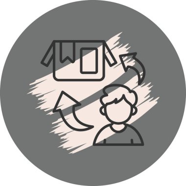 Geri besleme simgesi vektör illüstrasyon tasarımı