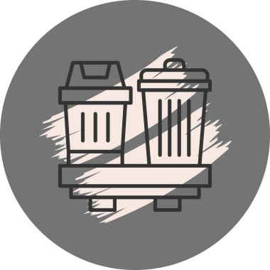 Tepside kapaklı iki kahve fincanı.