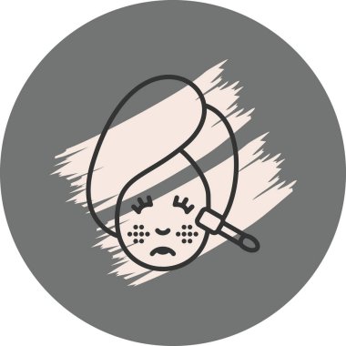 Face Contour Simgesi, Basit İllüstrasyon