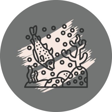 Bir noel ağacı simgesinin vektör illüstrasyonu