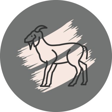 Koyun vektör illüstrasyonu modern simge