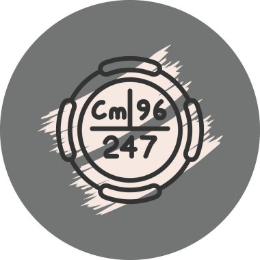 Saat simgesinin vektör illüstrasyonu