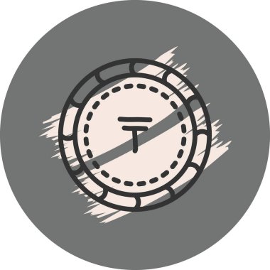 Bir çember simgesinin gösterimi