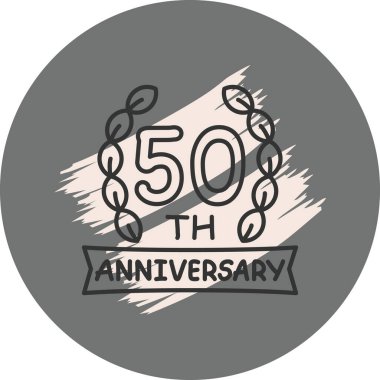 Yıldönümü kutlamaları 60 vektör, illüstrasyon tasarımı