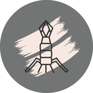 Bir simgenin vektör illüstrasyonu