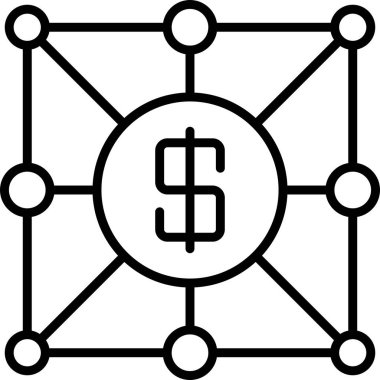 para birimi para birimi simgesi ana hat biçiminde