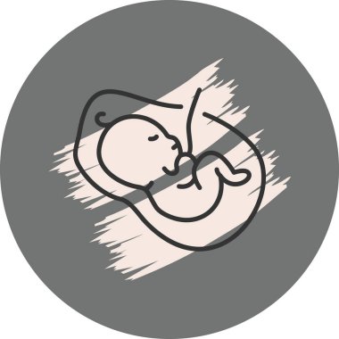 Oturma odasındaki insanların vektör simgesi.