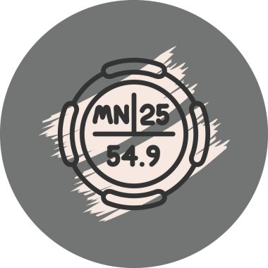 Kronometre simgesi. vektör illüstrasyonu