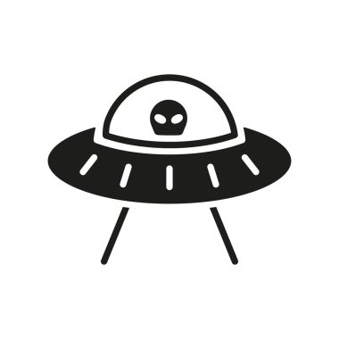 Ufo simge vektör tasarım şablonları basit ve modern konsept