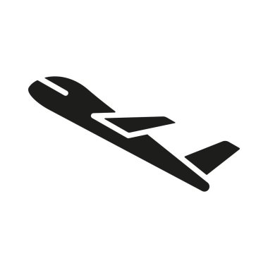 Düzlem simgesi vektör tasarımı şablonları basit ve modern konsept