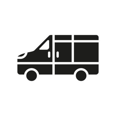 Van simgesi tasarım şablonları basit ve modern konsept