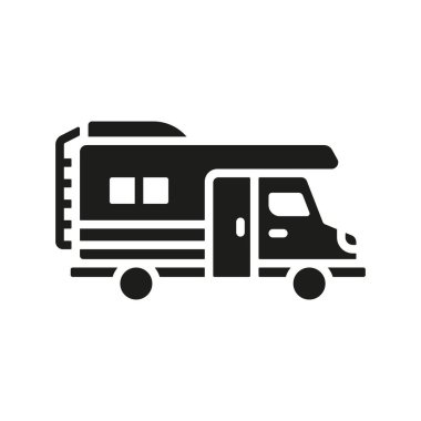 Motorlu ev ikonu vektör tasarım şablonları basit ve modern konsept