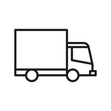 Kamyon simgesi tasarım şablonları basit ve modern konsept