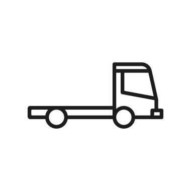 Kamyon simgesi tasarım şablonları basit ve modern konsept