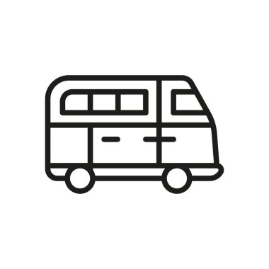 Van simgesi tasarım şablonları basit ve modern konsept